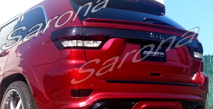 Custom Jeep Grand Cherokee  SUV/SAV/Crossover Trunk Wing (2011 - 2013) - $249.00 (Part #JP-001-TW)